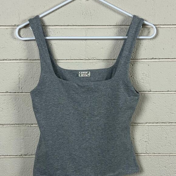 Free People Intimately Gray Square Neck Tank size S - Picture 5 of 8